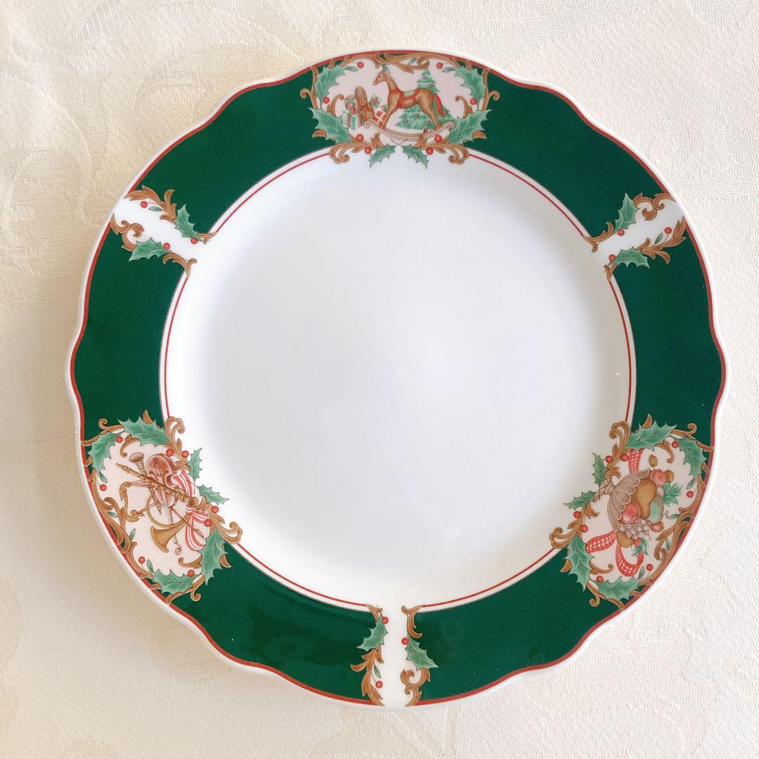 【希少】ノリタケ プリマチャイナ クリスマスプレート 21.5cm 5枚セット