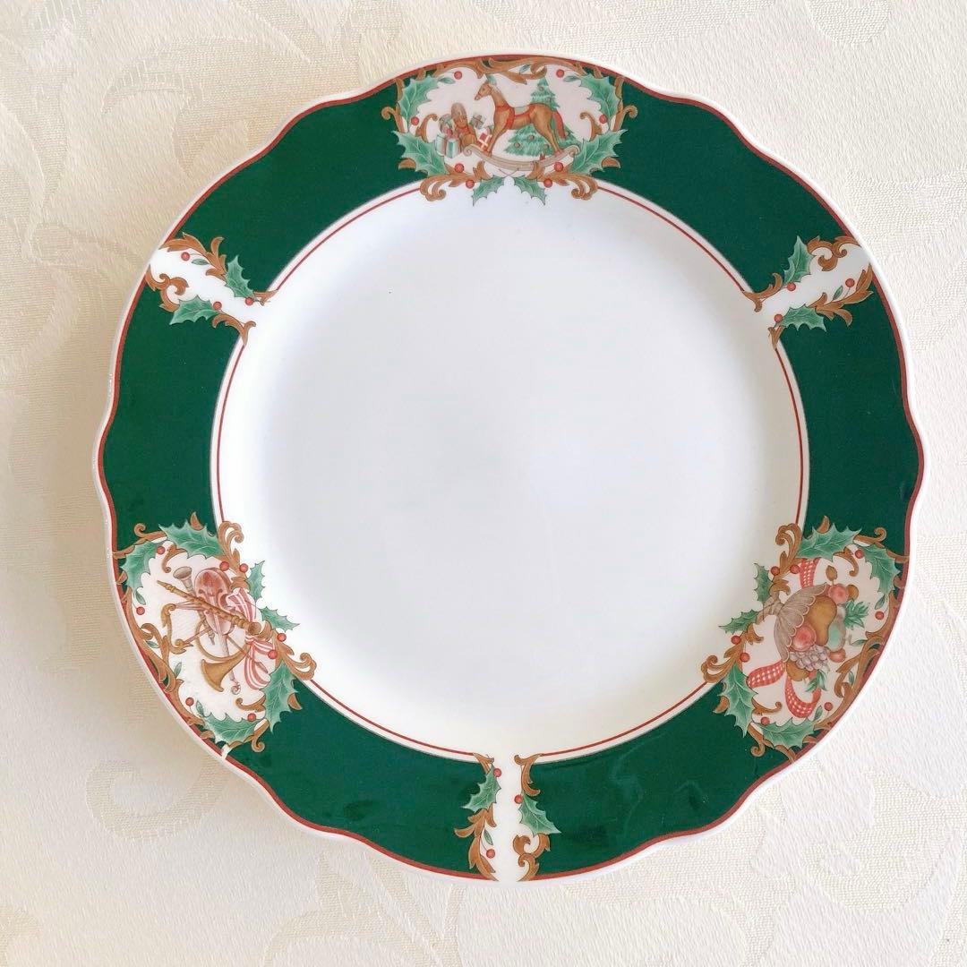 【希少】ノリタケ プリマチャイナ クリスマスプレート 21.5cm 5枚セット