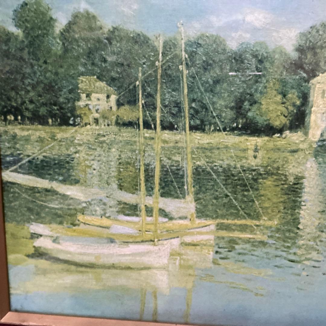 作者 Claude Monet （クラウド モネ） 油彩画 ボート 1874年 - メルカリ