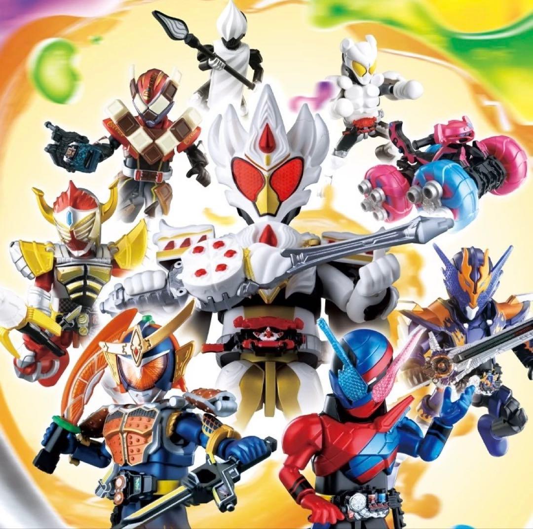 中国限定 blokees 仮面ライダー ブロックフィギュア 5弾　1BOX BLOKEES 仮面ライダー 第5弾星光版1BOX 9個入全種コンプ シークレット