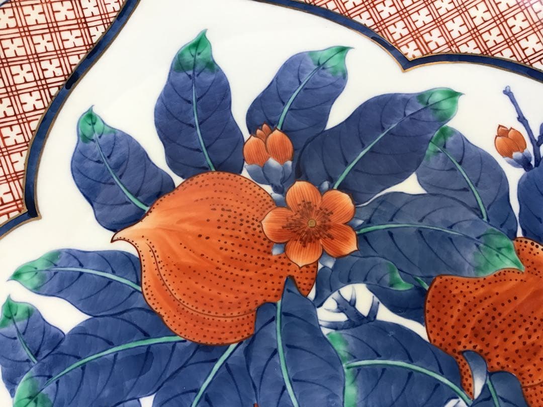 桃文様大皿(飾皿) 46cm