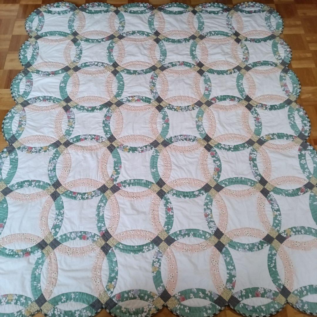 パッチワークキルト　ダブルウエディングリング ダブルウエディングリングプレート 小 | パッチワーク用具,プレート