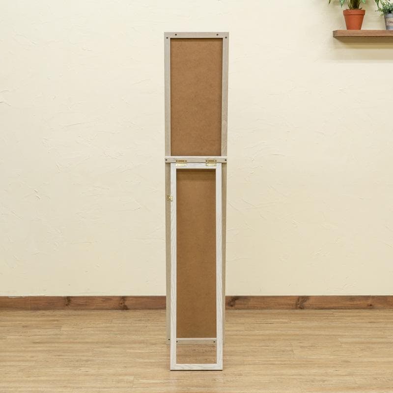 《新品・送料無料》JANE　フレームレススタンドミラー　NA/WAL/WW
