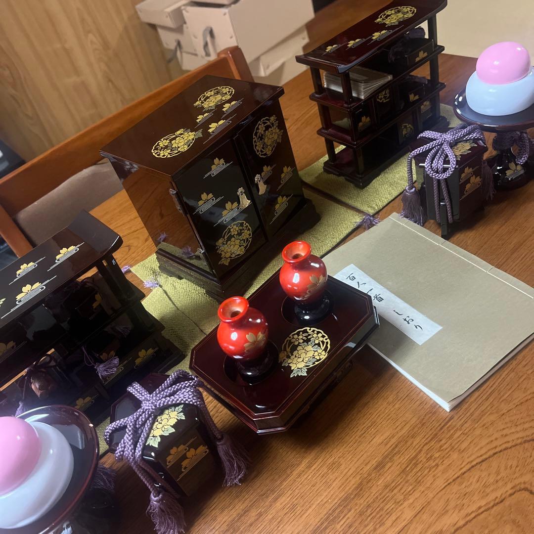 ゆりかご様専用☆特選 お雛道具揃 - メルカリ