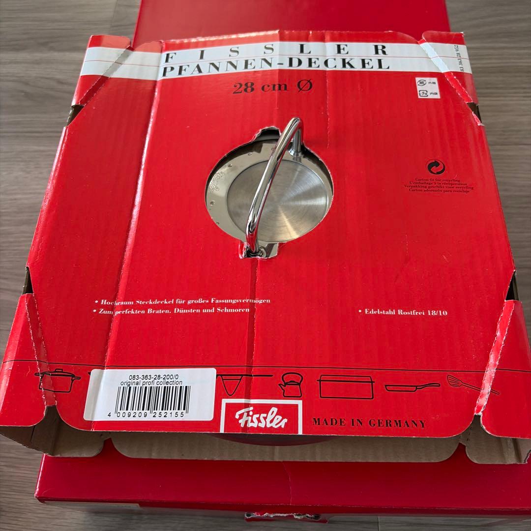フィスラー ドイツ製 蓋　28cm Amazon.co.jp: フィスラー (Fissler) ガラスフタ 28cm フライパン用 鍋