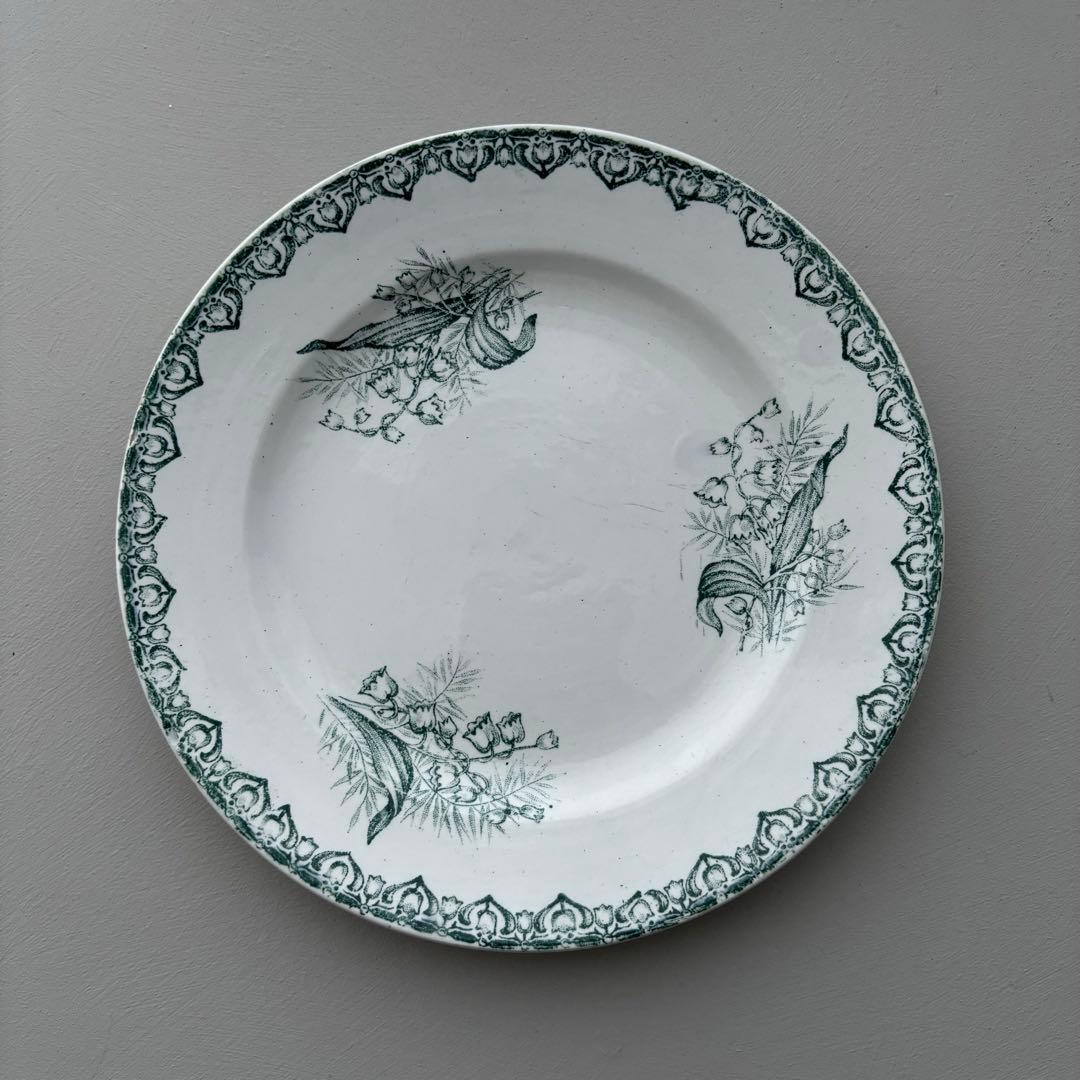 JUDY❣️サンタマン Muguet スズランのデザートプレートA 他 St.Amand】サンタマン フランス アンティーク 「Muguet」デザート