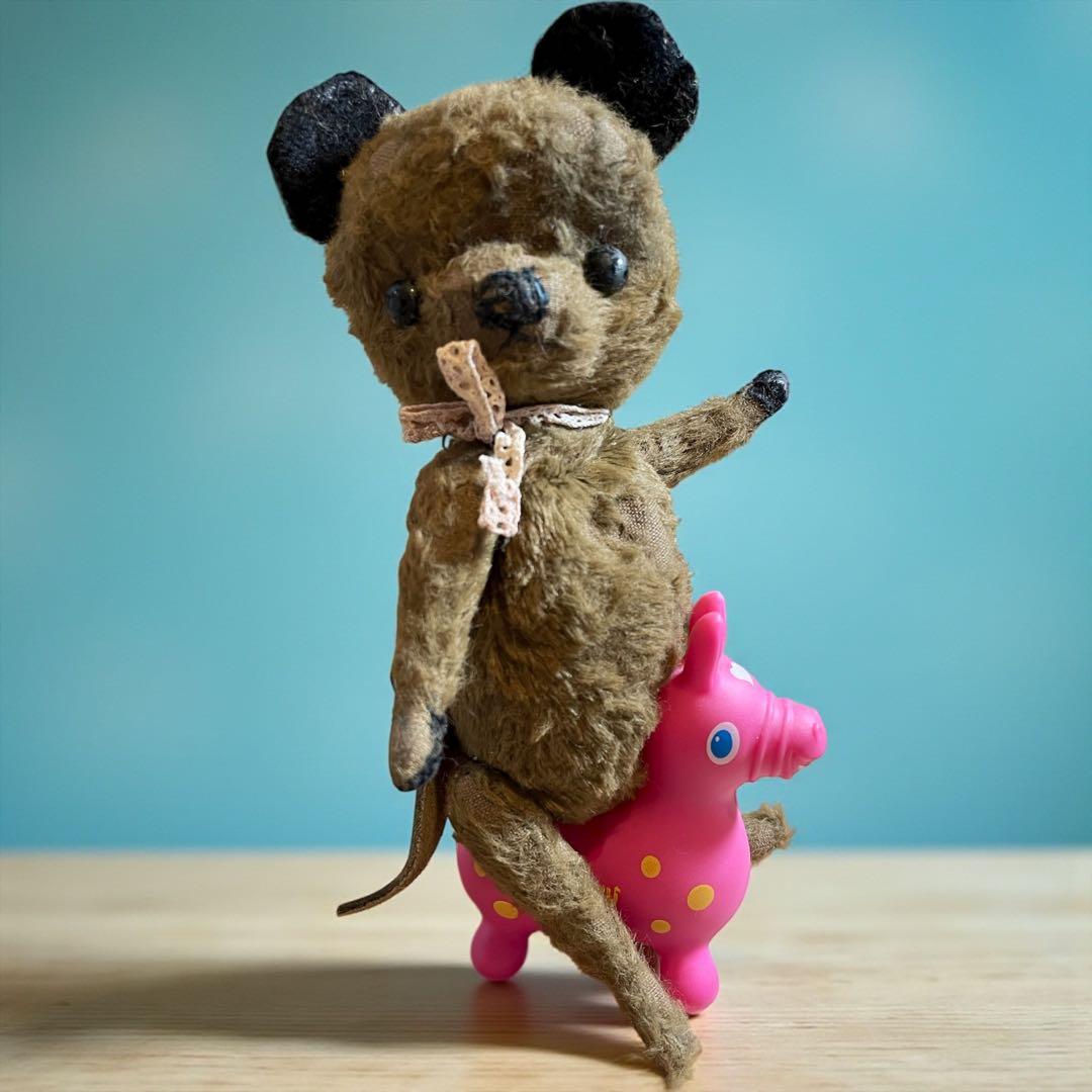 k*7様 テディベア　アーティストベアaiko bare様の作品 松浦愛子さんのテディベア・ブランド ＊ ” AIKO BEAR” ＊ ブラウンの