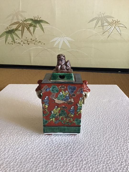 メルカリ絵画絵額付 ( 青緑＋金色の枠) 油絵F4-G202023 風景祈り