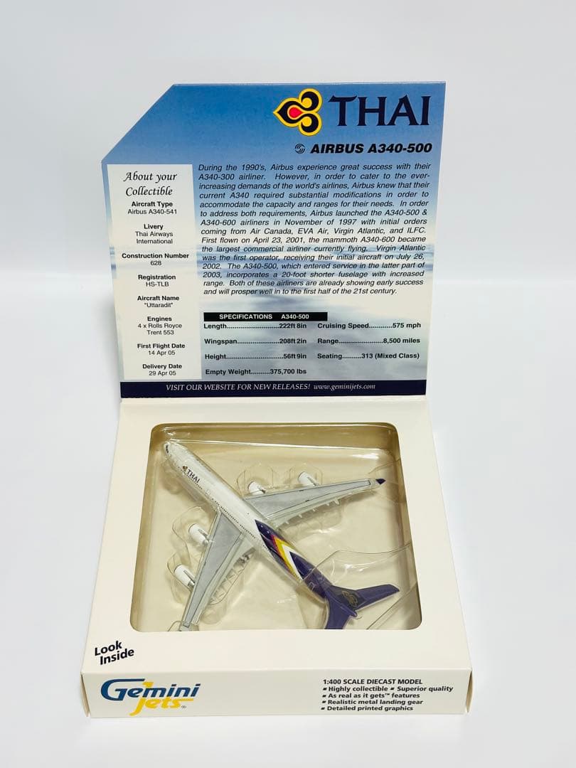 Gemini 1/400 A340-500 タイ航空 - メルカリ