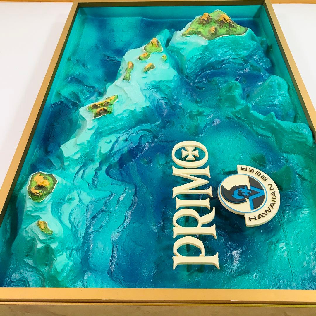 激レア品 プリモビール PRIMO BEER 3D 店頭用 看板 非売品 ハワイ test