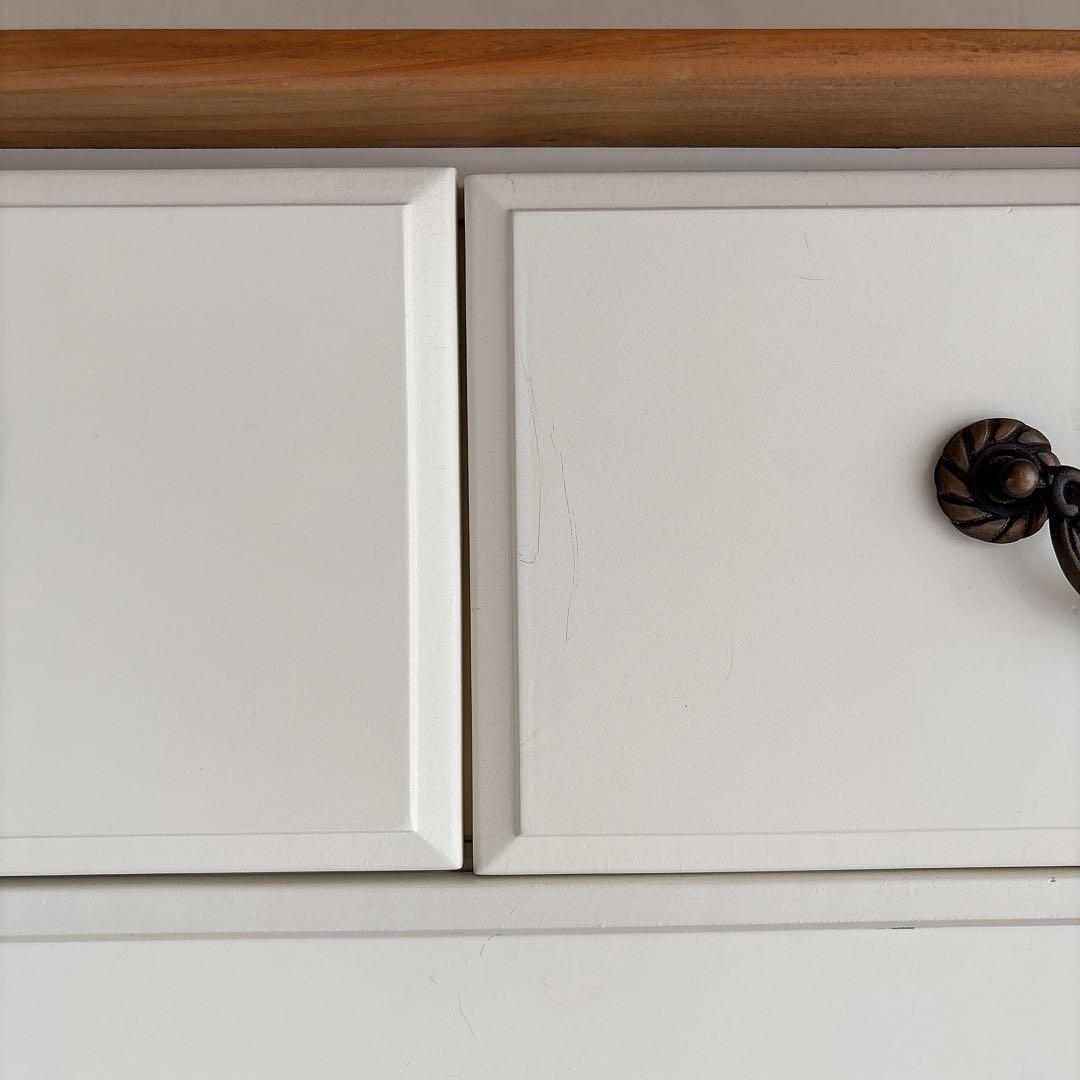 美品 フレンチカントリー チェスト シャビーシック 白家具 カントリー