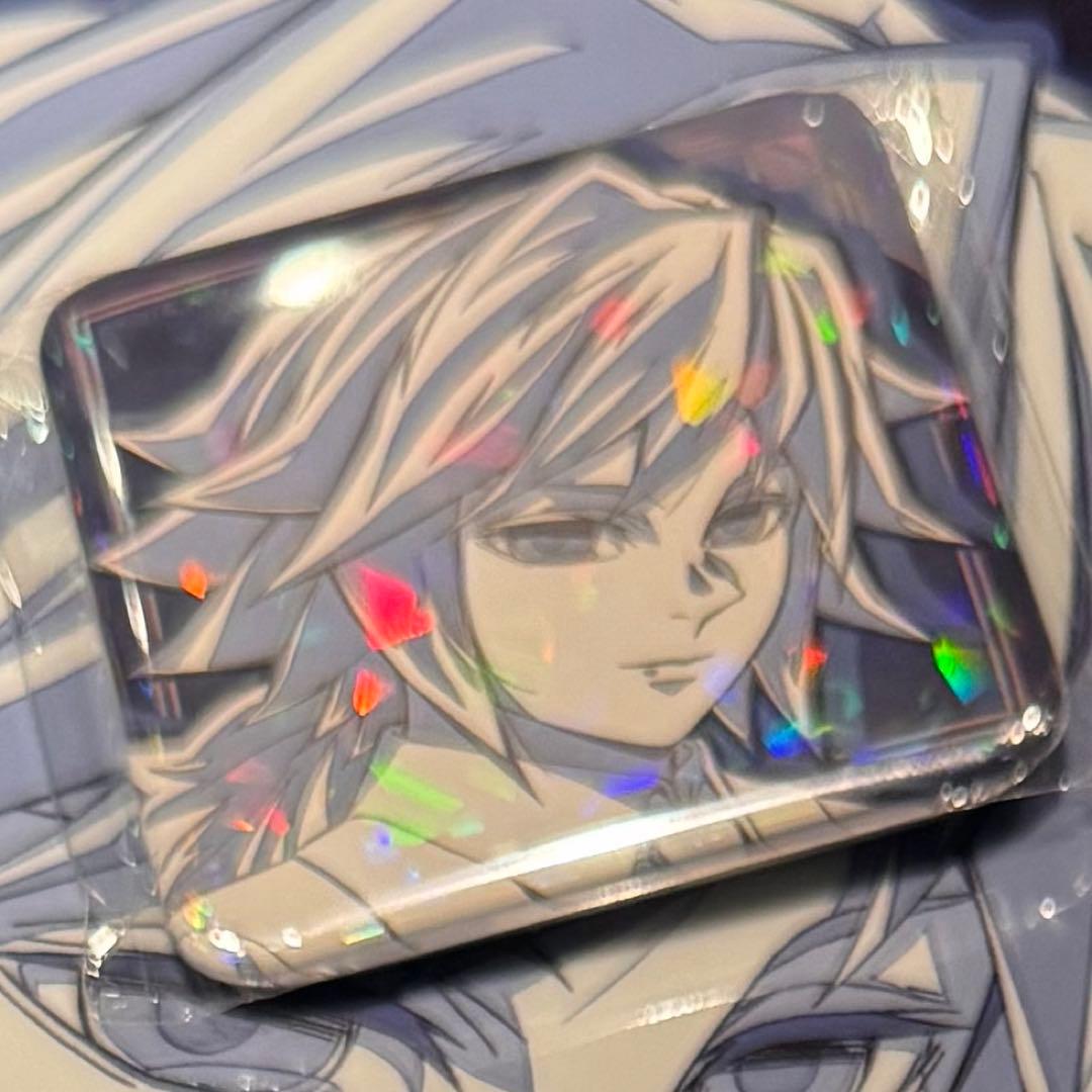 鬼滅の刃 モクテル　第二弾 ロトくじ 冨岡義勇 グリッター缶バッジ 鬼滅の刃 モクテルバー ロトくじ 冨岡義勇 2個 グリッター缶バッジ