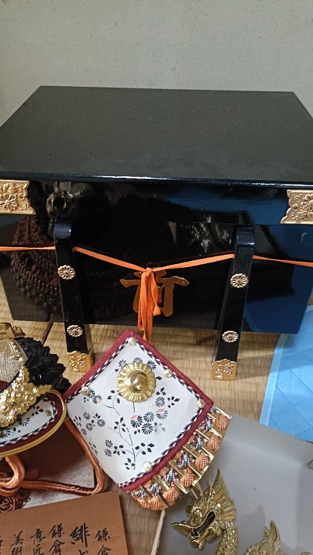 龍玉作 俳鎌倉時代 緋威之兒 兜 節句 - メルカリ