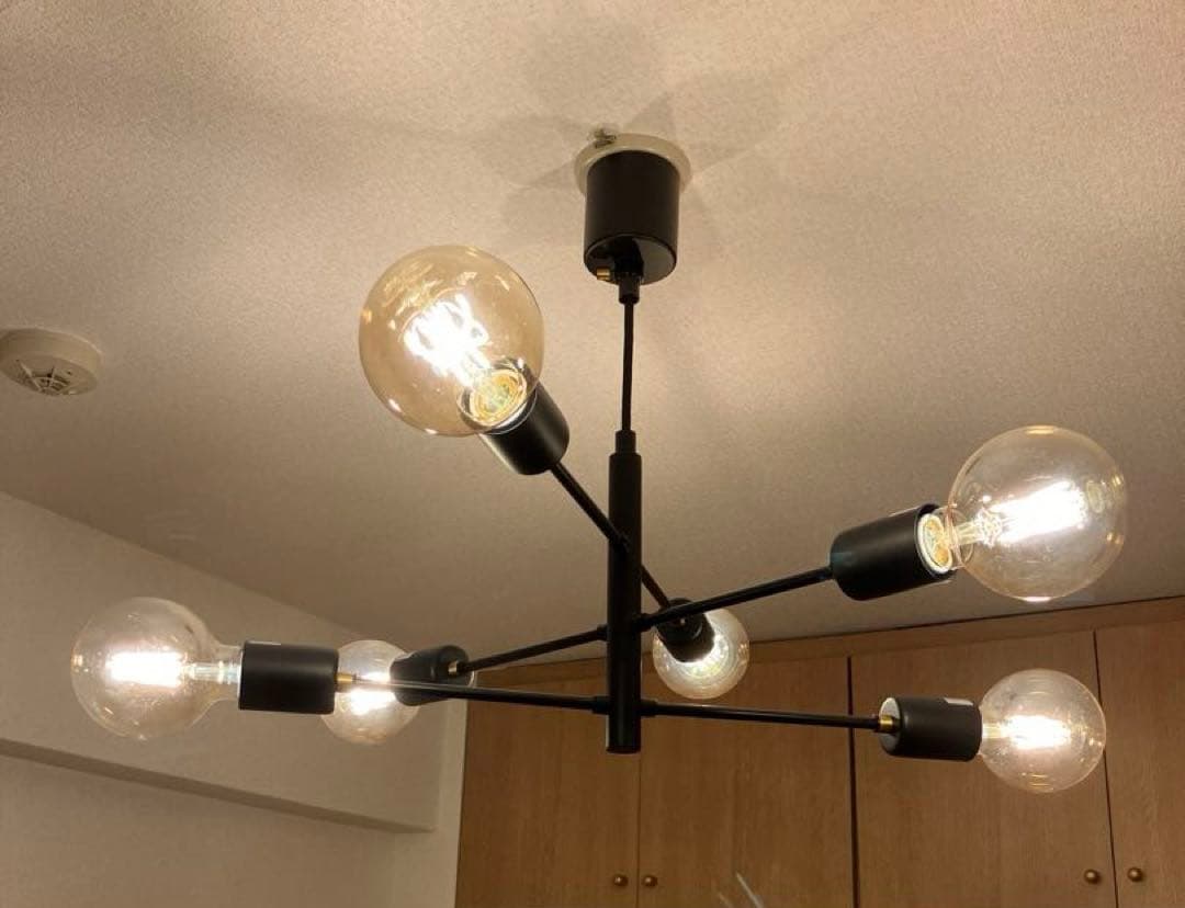 NITORI ニトリ 6灯 ペンダントライト セイスBK - メルカリ