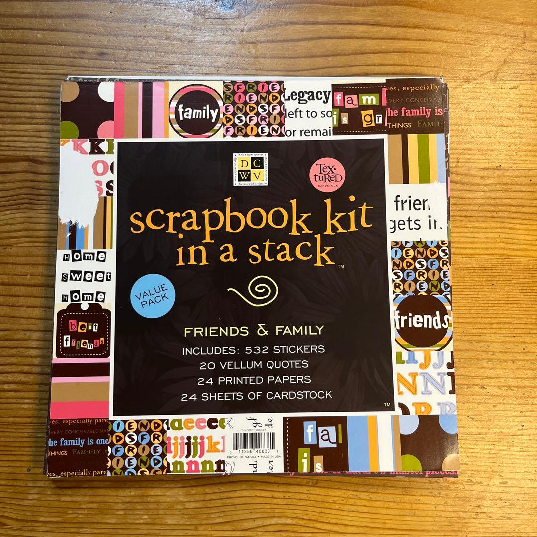 スクラップブック用　デザイン用紙　ステッカー Amazon.co.jp: スクラップブック用品 86 ピース/パックスクラップ