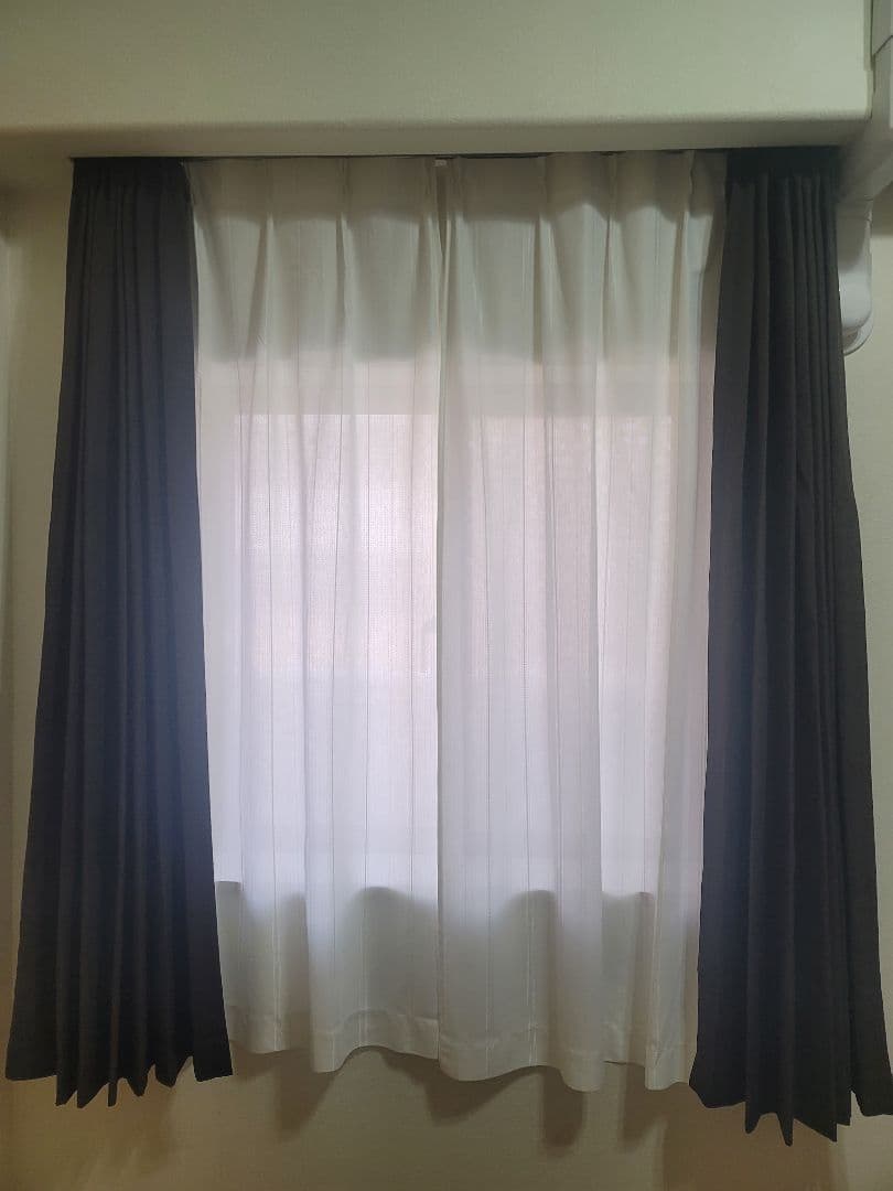 NITORI ニトリ 遮光・防炎カーテン&レース付き(ノーブル 100x178