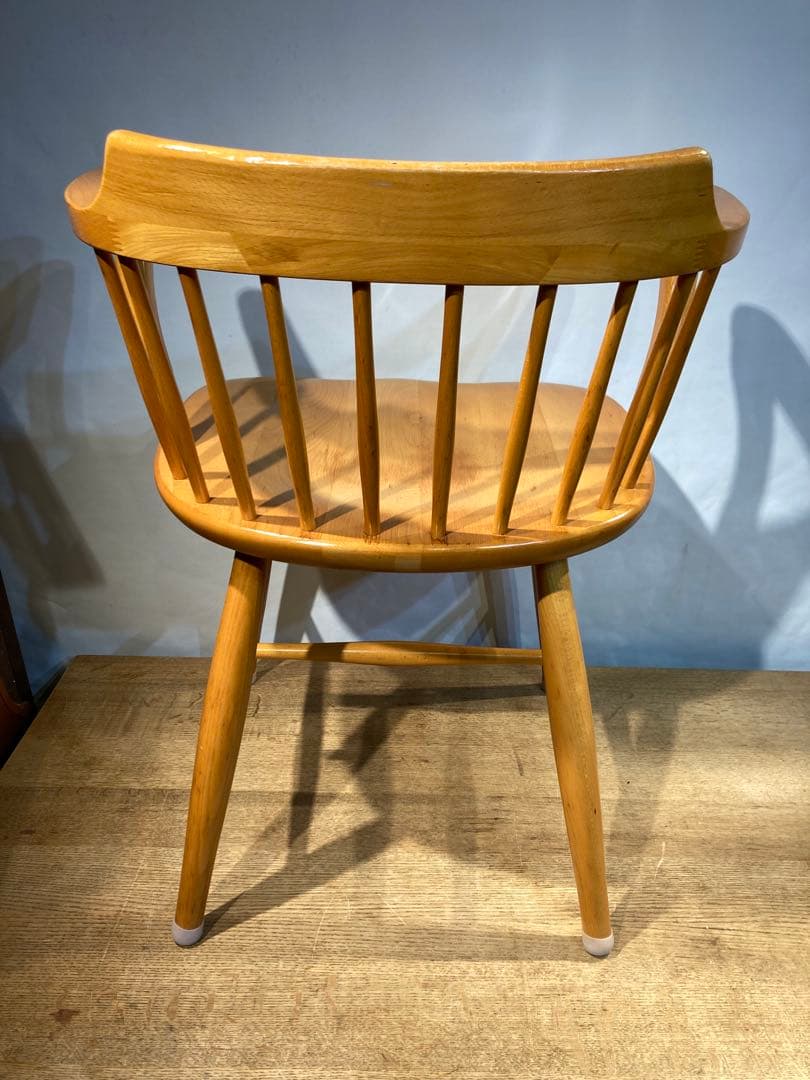 ラスト一点画像76枚 キツツキ ダイニングチェア ナチュラル 昭和56年