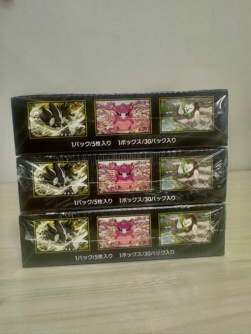 ポケモンカードゲーム ムニキスゼロ 3ボックスセットシュウリンク付き