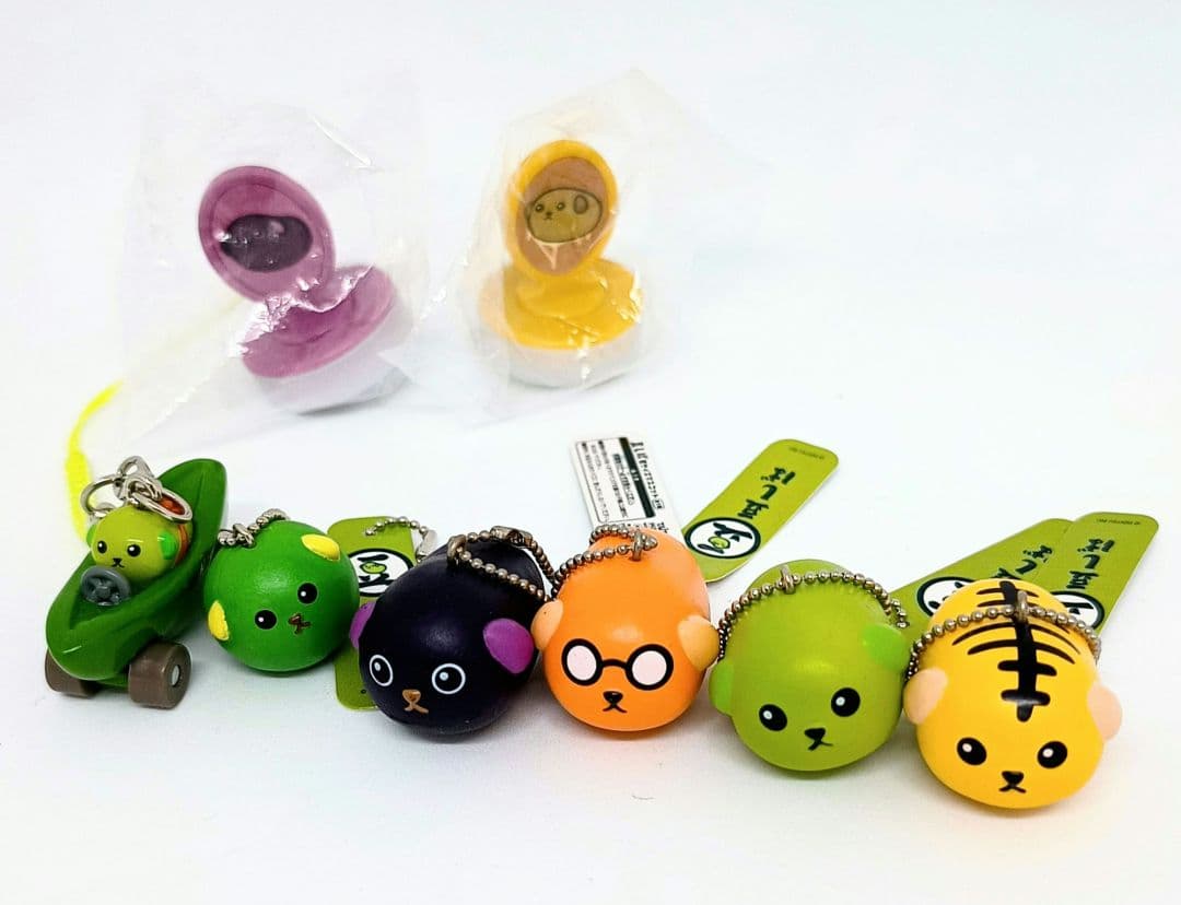 豆しば 8点セット マスコット ストラップ キーホルダー - メルカリ