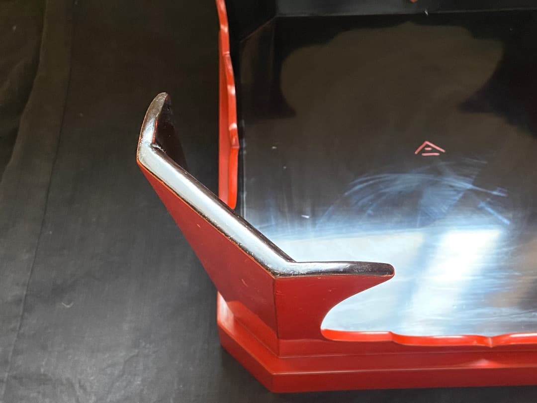 能登蔵出し 輪島塗 朱漆 脚付膳 / 時代 朱塗 漆器膳 正月 - メルカリ