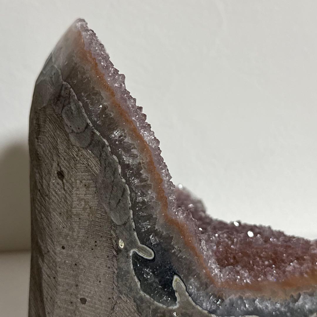 2.2kg ピンクアメジスト キラキラ ドーム 置物 天然石 紫水晶