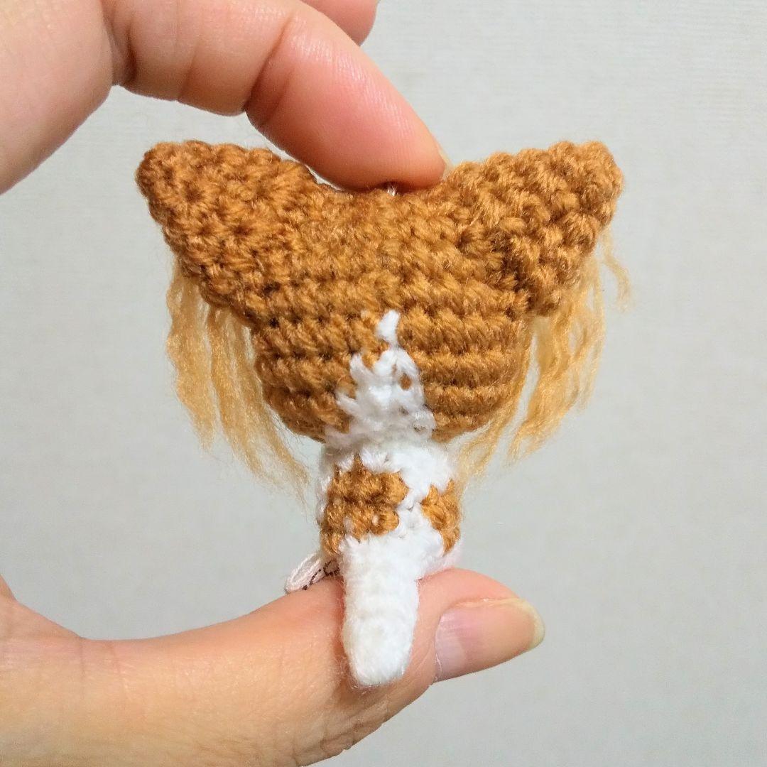 012 パピヨンのあみぐるみ