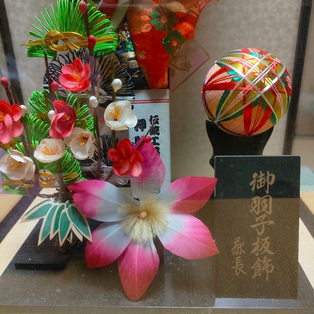 伝統的 羽子板人形 ガラスケース入り - メルカリ