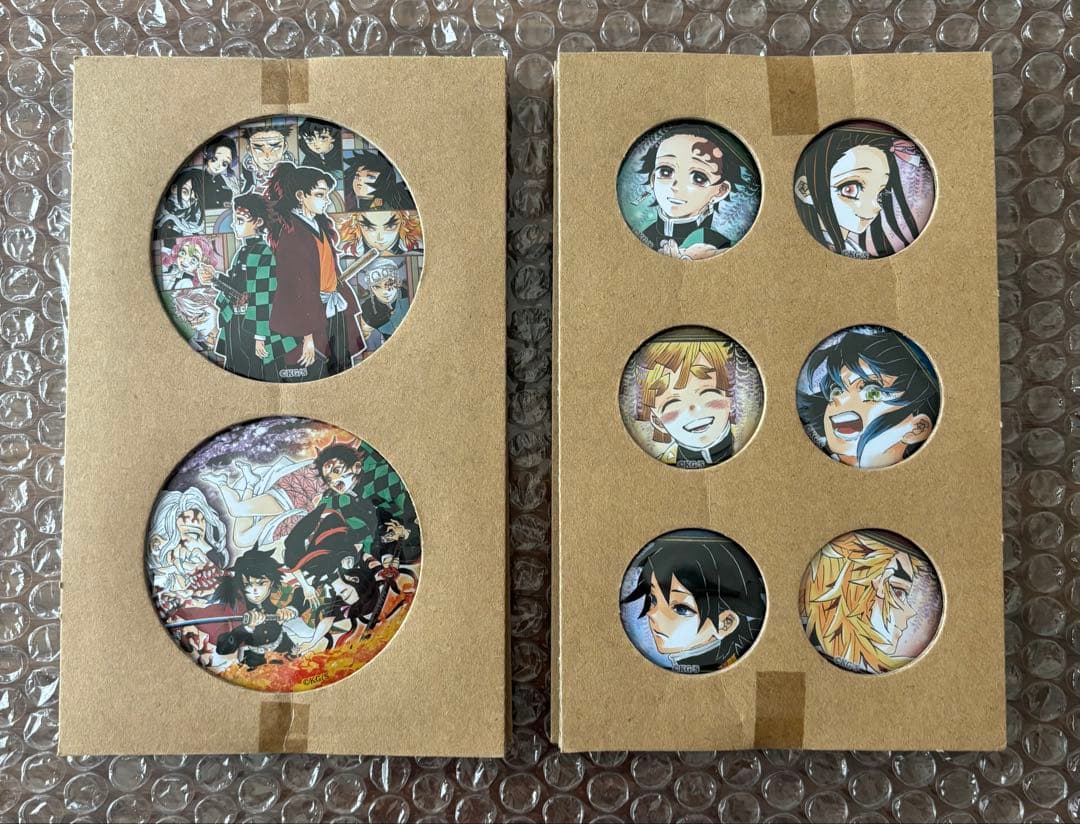 鬼滅の刃 22巻 同梱版 缶バッジ 原画 ポストカード 16枚 まとめ売り