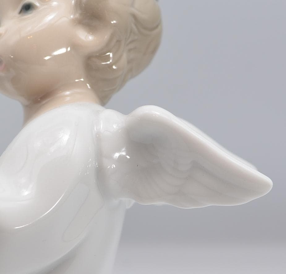 フルートを吹く天使 ＃4540 ☆リヤドロ スペイン 光沢仕上げ 箱付き