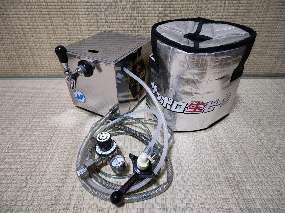 ■中古品 ■ニットク　氷冷式ビールサーバー　HS-1S ■生樽保冷カバー付き 中古】 A03243 ニットク ビールサーバー HP-1S 氷冷式【業務用】【厨房