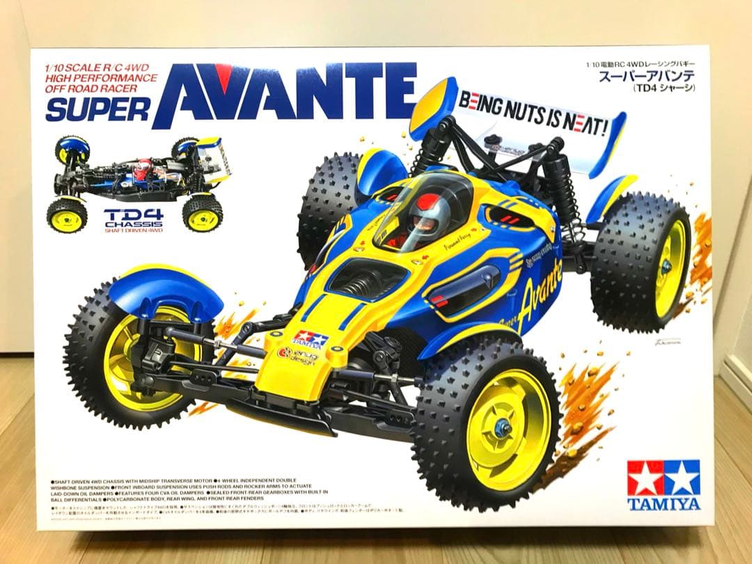 タミヤ 1/10 RC スーパーアバンテ タミヤ RC特別企画商品 1/10RC スーパーアバンテ 塗装済みボディ (TD4