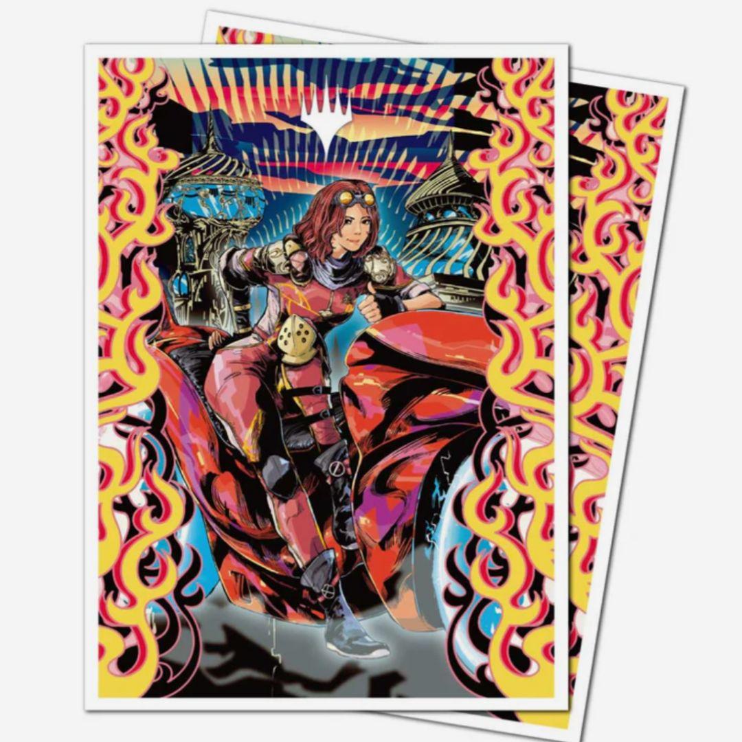 未使用】灯を追う者、チャンドラ プレイマット スリーブ デッキ