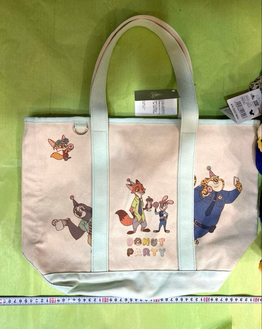 ズートピア 10周年 クロウハウザー ぬいぐるみポーチ トートバッグ