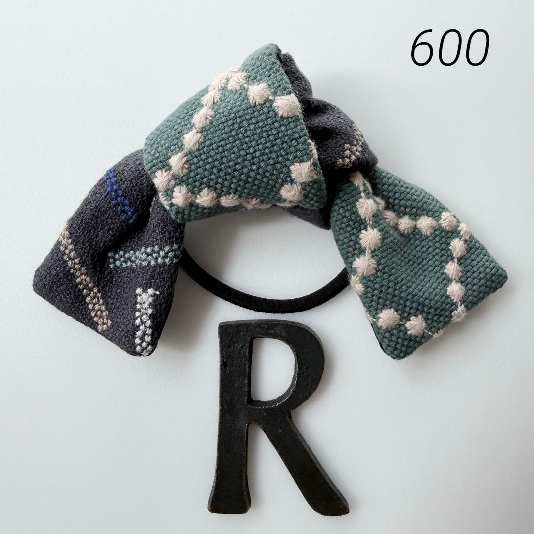 600/ミナペルホネン ヘアゴム /かけら リボン/ハンドメイド - メルカリ