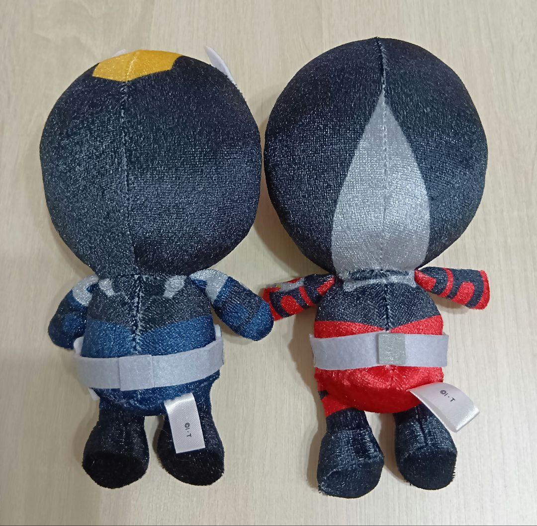 仮面ライダー 龍騎 ナイト chibiぬいぐるみ 2体セット - メルカリ