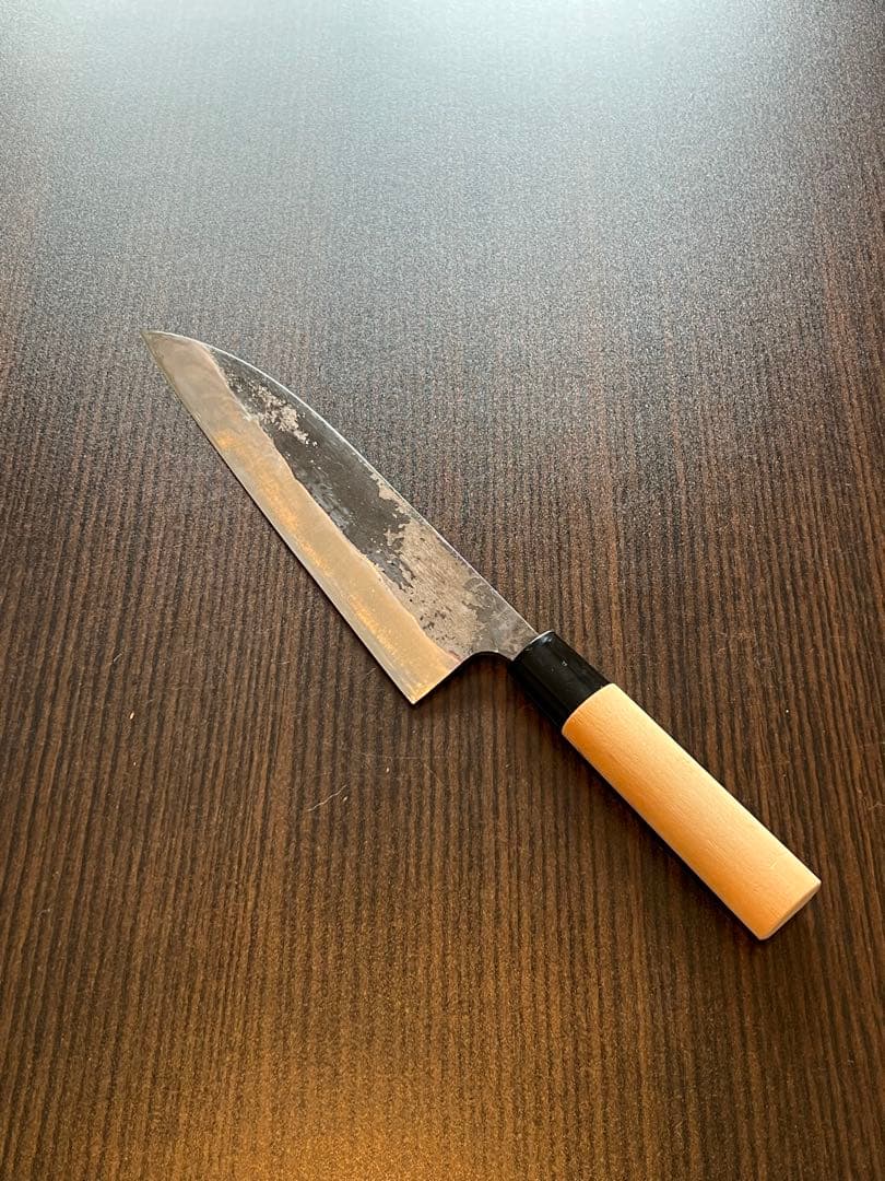 両刃牛刀 21.5cm 銘:貞道