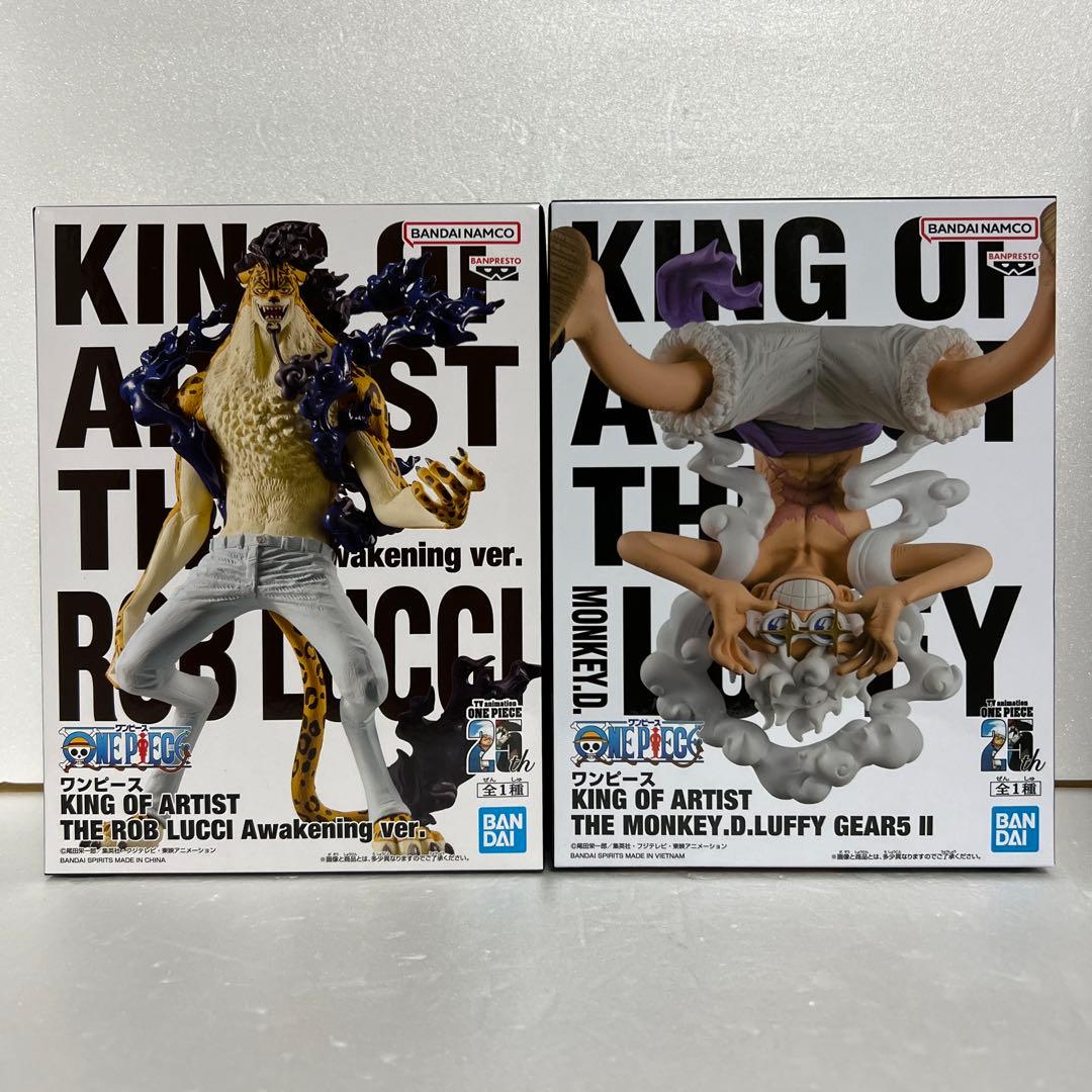 ワンピース フィギュア キングオブアーティスト ルフィ ルッチ - メルカリ