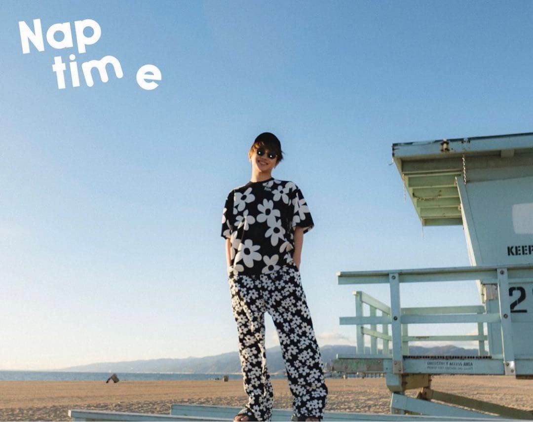 ナップタイム naptime. Nissy 西島隆弘 Tシャツ フラワー 総柄 - メルカリ