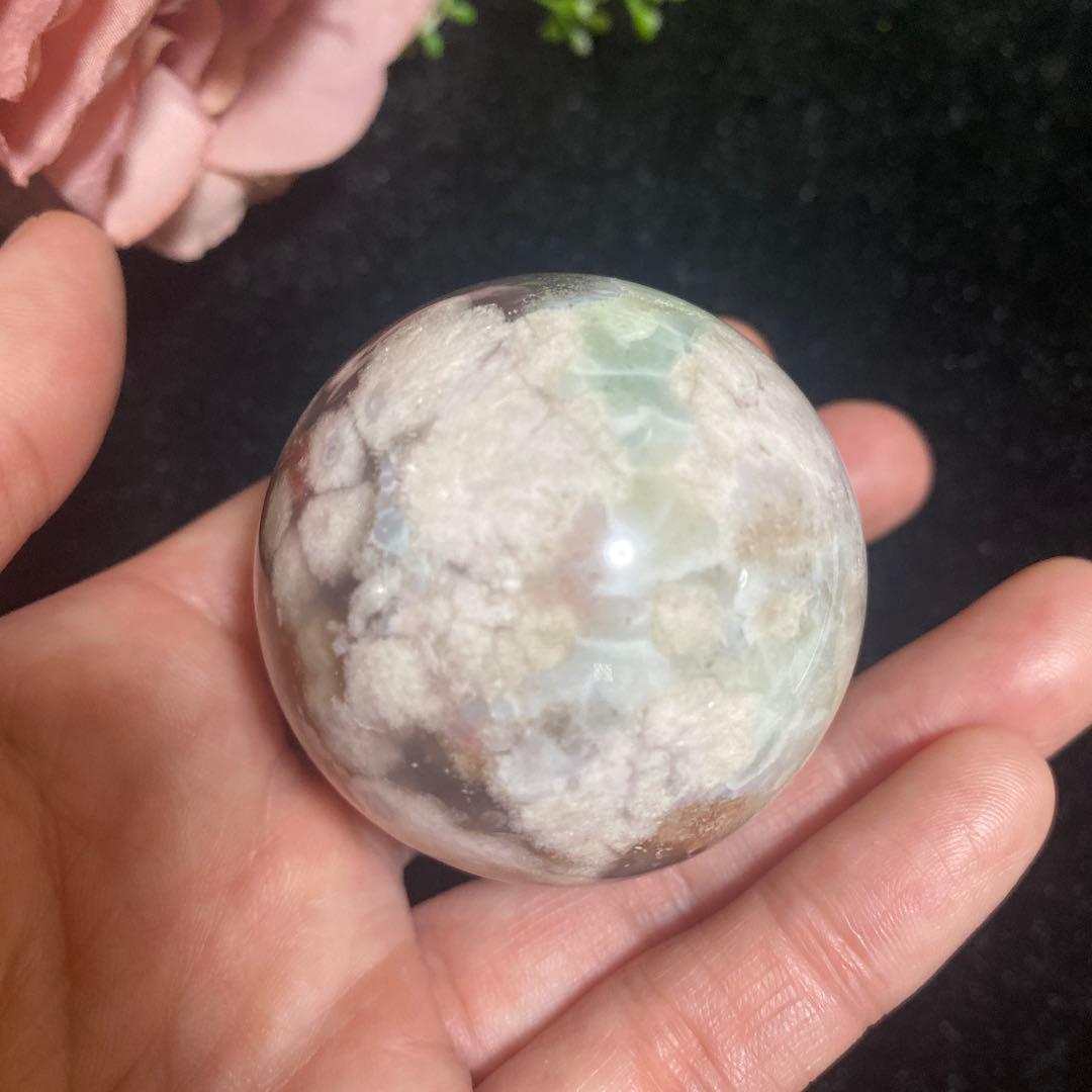 グリーン桜瑪瑙 スフィア 46.2mm