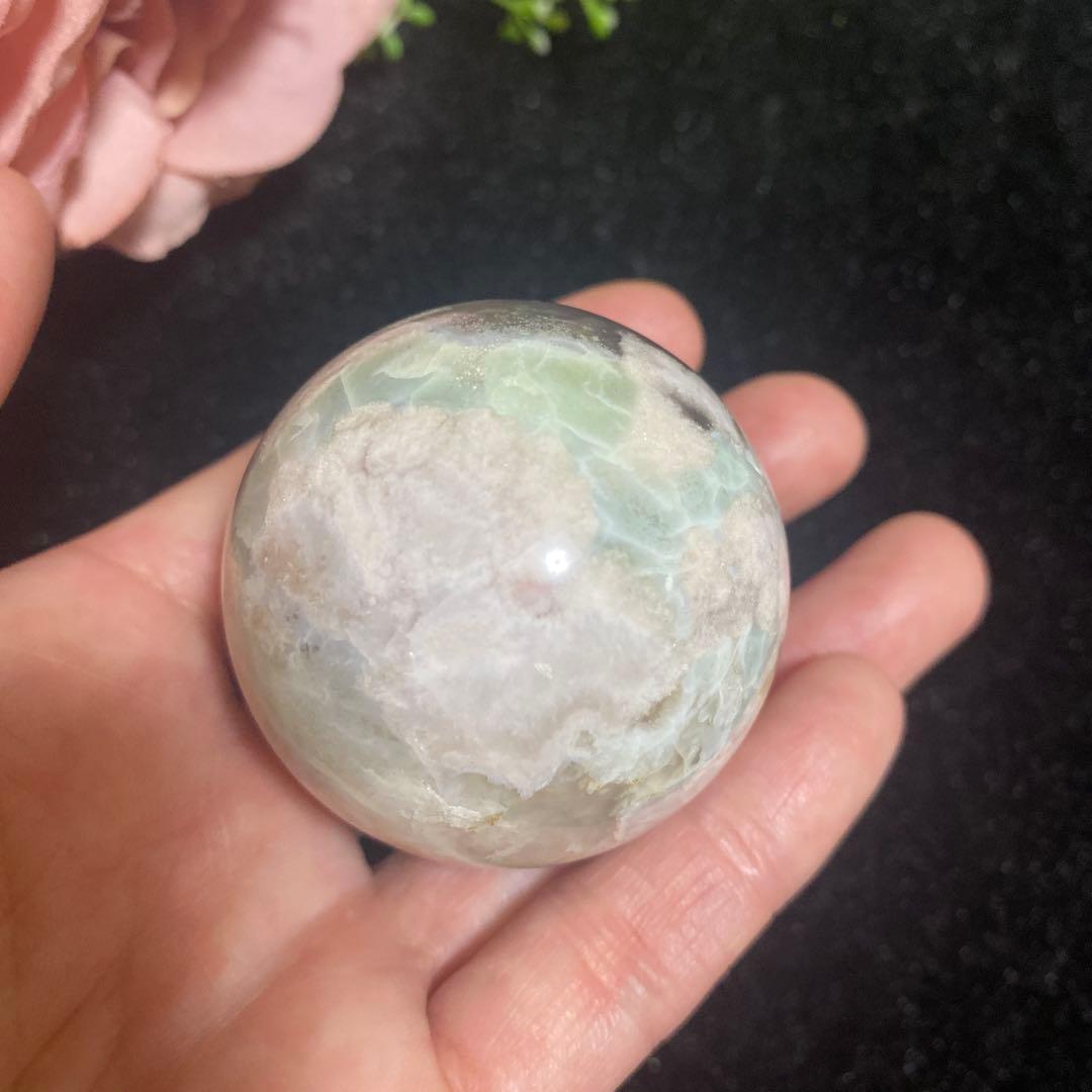 グリーン桜瑪瑙 スフィア 46.2mm