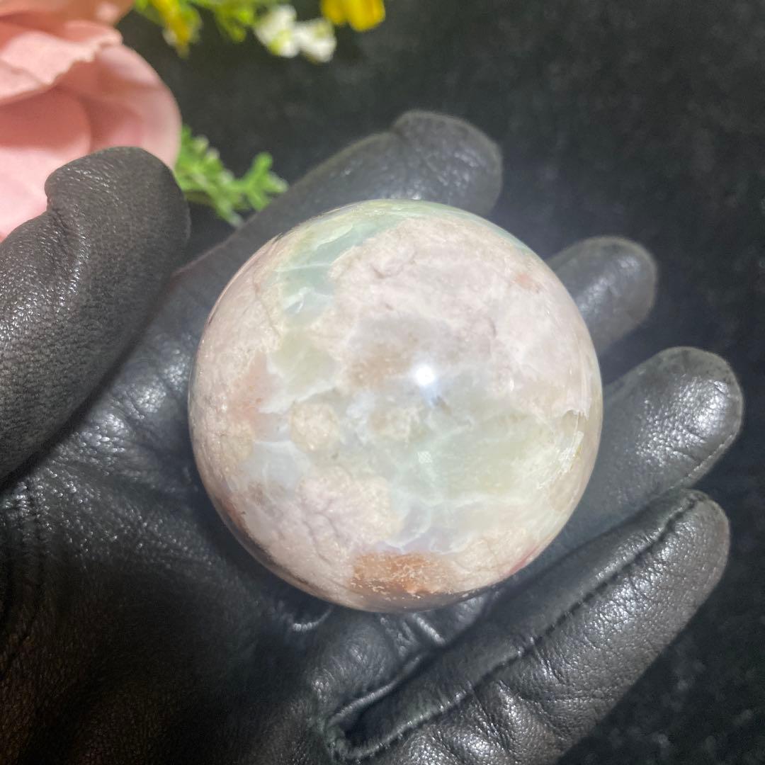 グリーン桜瑪瑙 スフィア 46.2mm