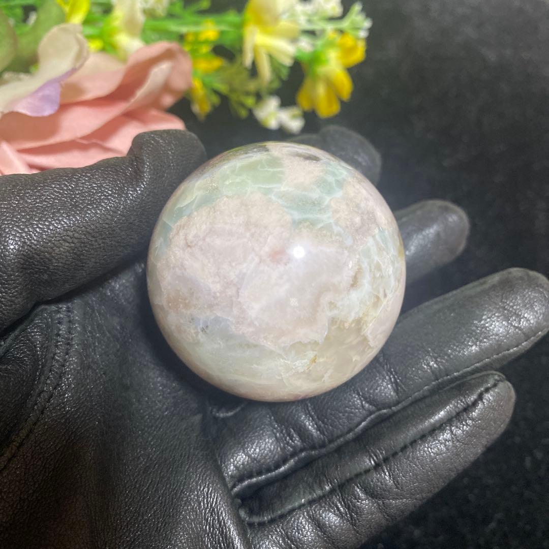 グリーン桜瑪瑙 スフィア 46.2mm