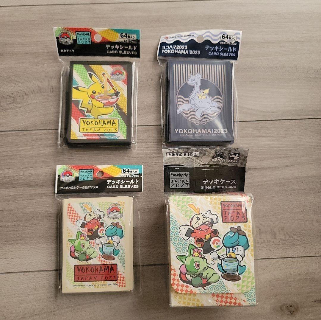 ポケモンwcs限定 ポケカ デッキシールド3とデッキケースセット - メルカリ