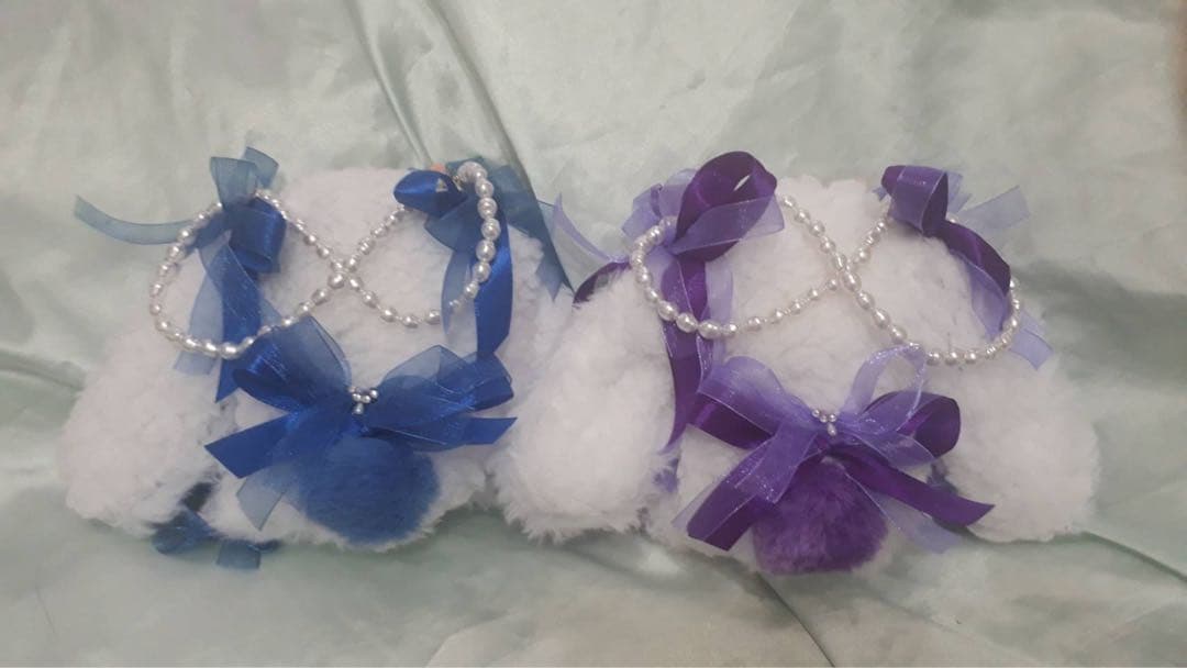 あゆ様ぬい服ふわふわうさ耳猫耳 着ぐるみ にじぱぺ ちびぐるみ いつ