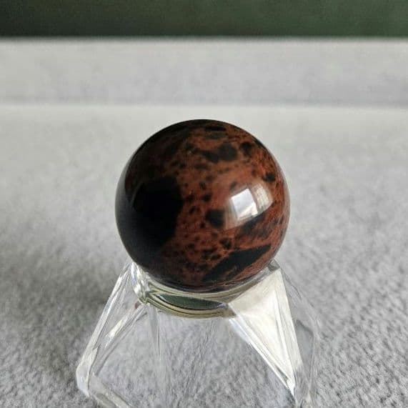 十勝石 オブシディアン 27.9mm スフィア 北海道産