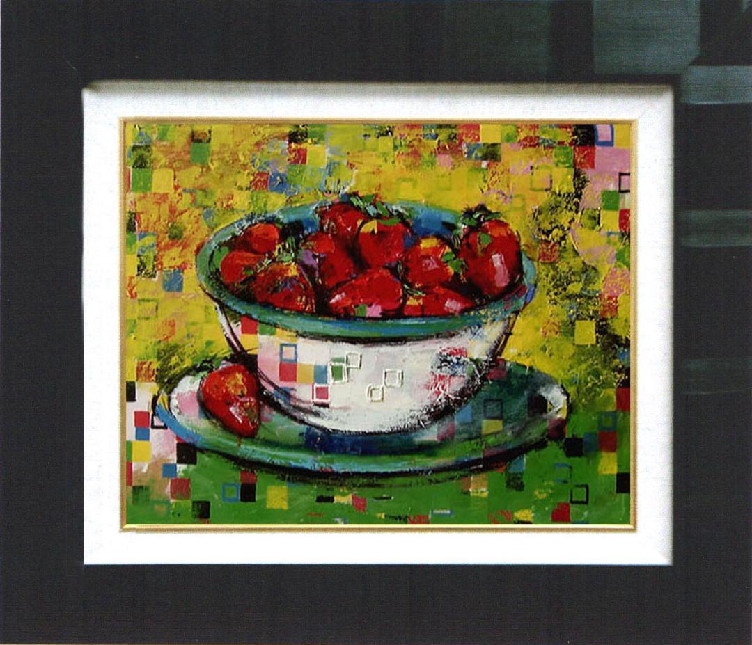 油絵 菅家令子 絵 絵画インテリア額付(黒) uF6-061003 静物フルーツ 油絵 菅家令子 絵 絵画インテリア額付(白) uF6-061003 静物フルーツ