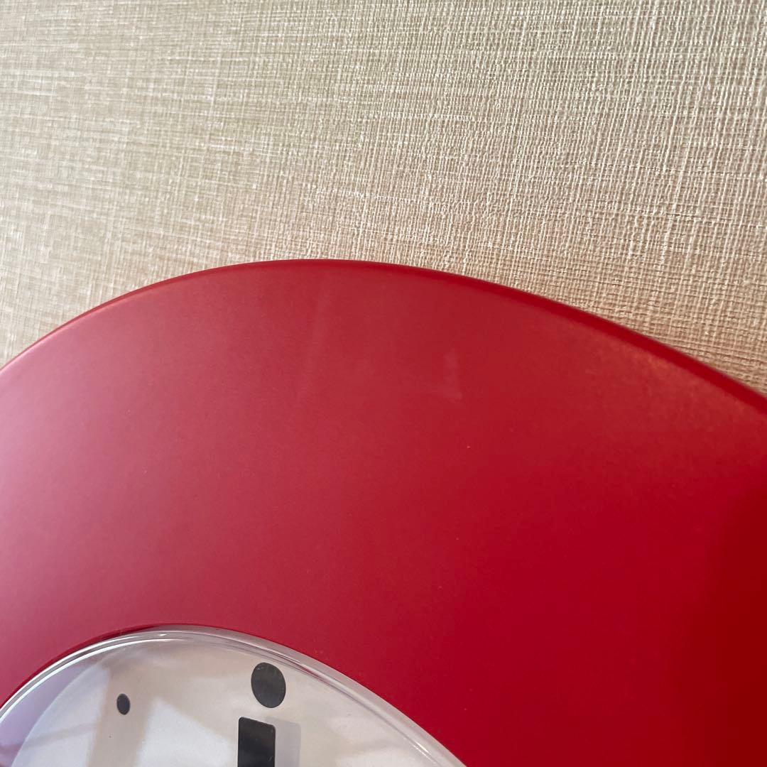 オールドイケア OLD IKEA ポストモダン 赤 掛け時計 - メルカリ