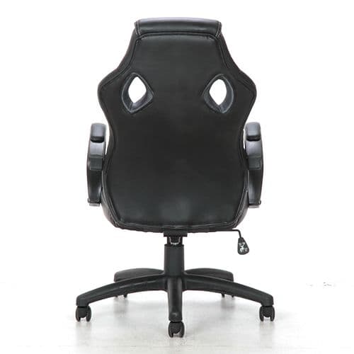 《新品・送料無料》レーシングチェアー サーキット BK