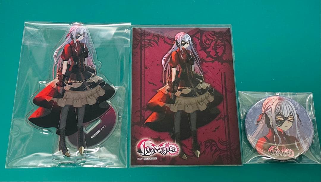 Ave Mujicaオブリビオニス グッズセット 缶バッジ・アクスタ・ブロマイド Ave Mujica 6th LIVE「Ulterius Procedere」 アクリルスタンド