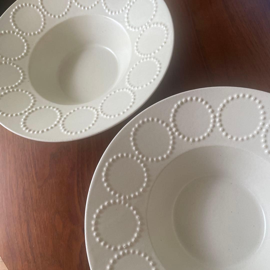 ミナペルホネン　深皿　セット ミナ ペルホネン MINT GREEN FLOWER 深プレート23.5cm | picco